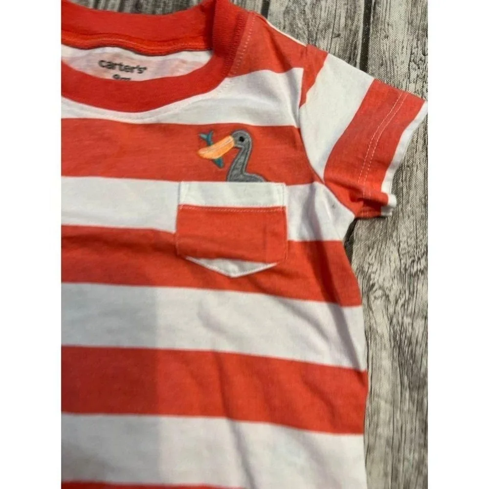 Carters boys size 9 months striped shirt‎ pullover